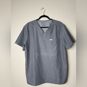Figs technical collection Men Size Large gray‎ scrubs shirt PO#3254